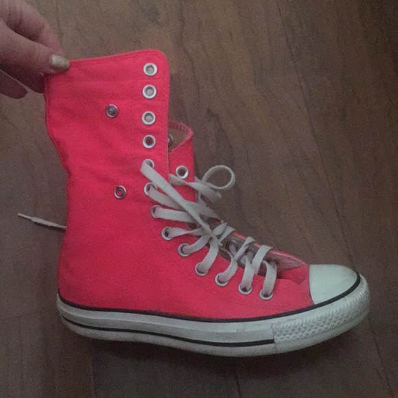 Converse | Shoes | Neon Pink Converse Great Condition | Poshmark